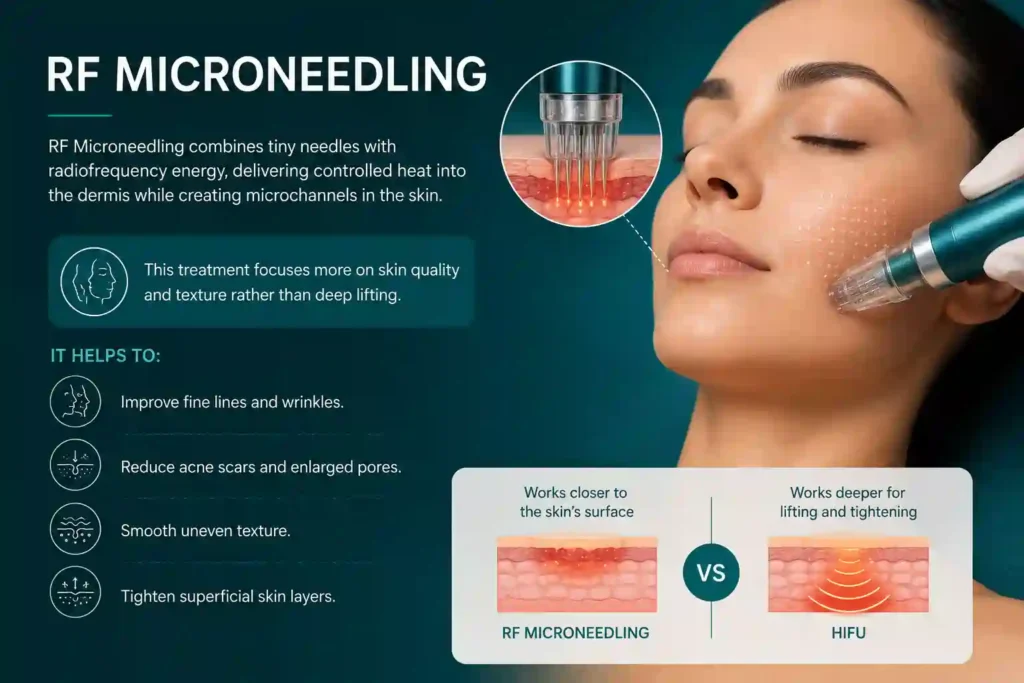 What Does RF Microneedling Do That HIFU Alone Cannot Gloucestershire