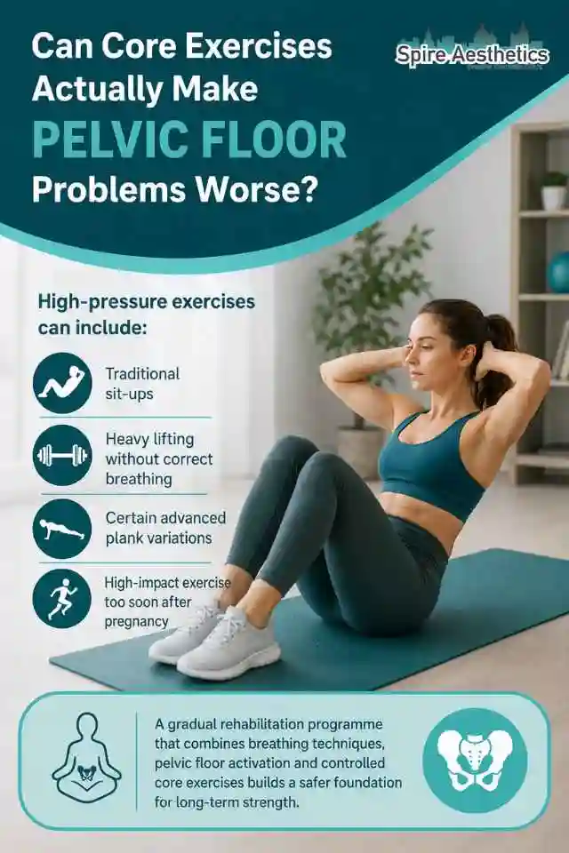 Can Strengthening Your Core Alone Actually Make Pelvic Floor Problems Worse Gloucestershire ?